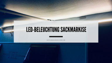 LED-Beleuchtung Sackmarkise
