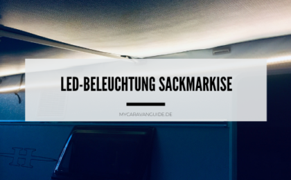 LED-Beleuchtung Sackmarkise